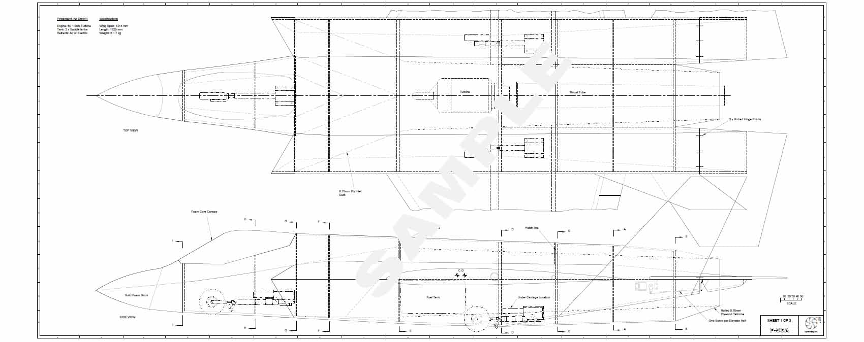 Radio Controlled F35A Jet Plans